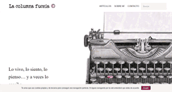 Desktop Screenshot of lacolumnafucsia.com